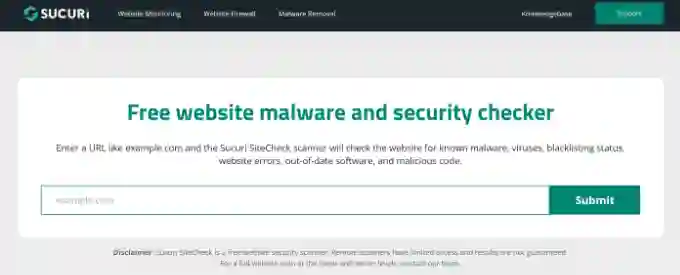 Guida alla Manutenzione WordPress: Ottimizza il Tuo Sito! (2025) 16 Scanner antimalware Sucuri