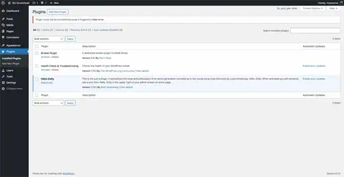 Conflitto Plugin WordPress: Come Risolverlo (Guida Passo Passo) 4 Conflitto Plugin WordPress Come Risolverlo Guida Passo Passo