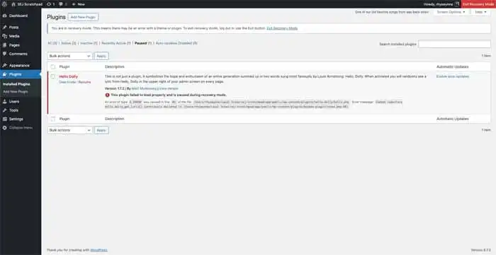 Conflitto Plugin WordPress: Come Risolverlo (Guida Passo Passo) 5 Conflitto Plugin WordPress Come Risolverlo Guida Passo Passo
