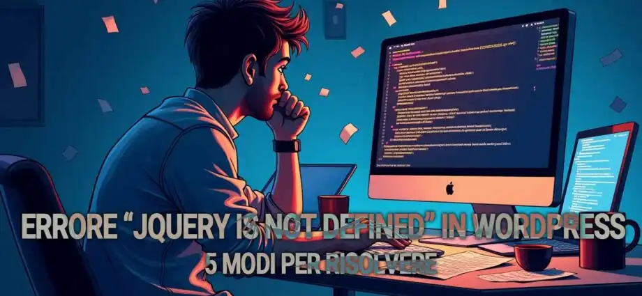 Errore   8220 Jquery Is Not Defined  8221  In Wordpress  5 Modi Per Risolvere