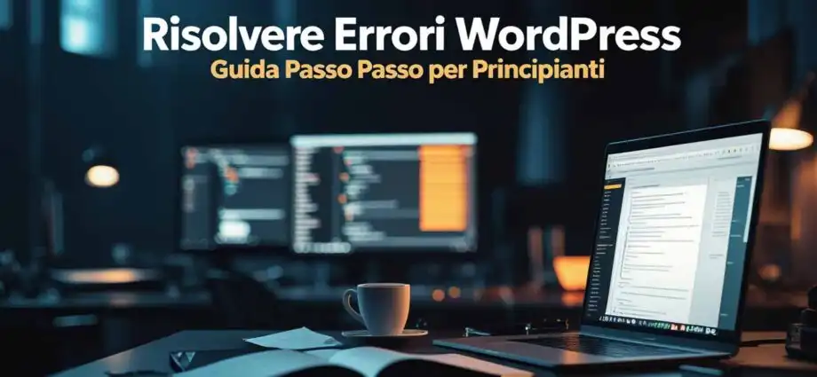 Risolvere Errori Wordpress  Guida Passo Passo  Principianti