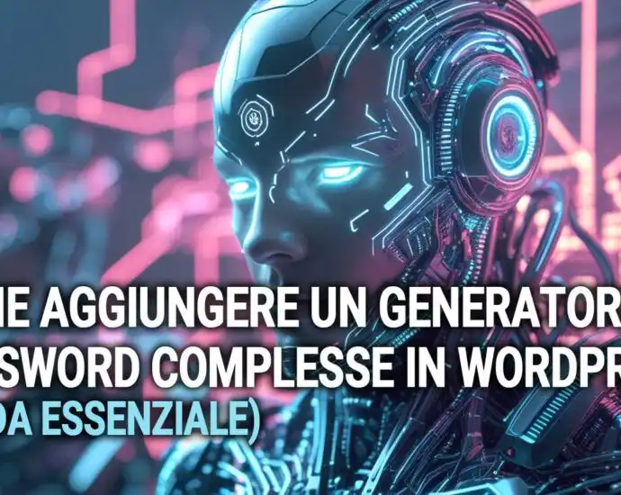 Come Aggiungere Un Generatore Di Password Complesse In Wordpress  Guida Essenziale