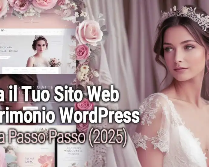 Crea Il Tuo Sito Web Matrimonio Wordpress: Guida Passo Passo (2025)