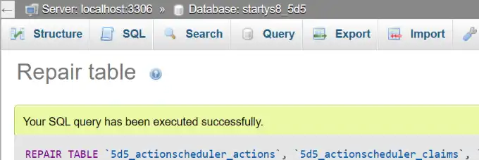 Riparare Database WordPress: 6 Metodi Semplici (Guida Definitiva) 26 Riparare Database WordPress: 6 Metodi Semplici (guida Definitiva)