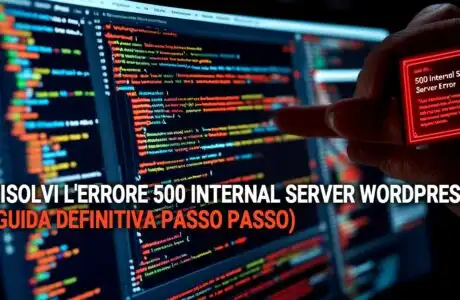 Risolvi l’Errore 500 Internal Server WordPress (Guida Definitiva Passo Passo)